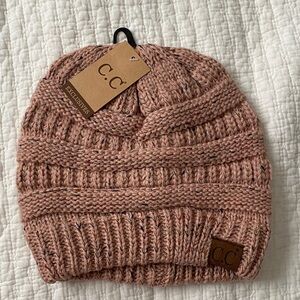 C.C Women’s Indi Pink Knit Beanie